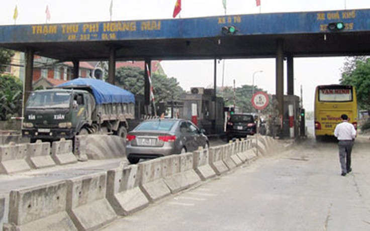 Nghệ An: Lái xe bất bình vì trạm thu phí tiếp tục thu