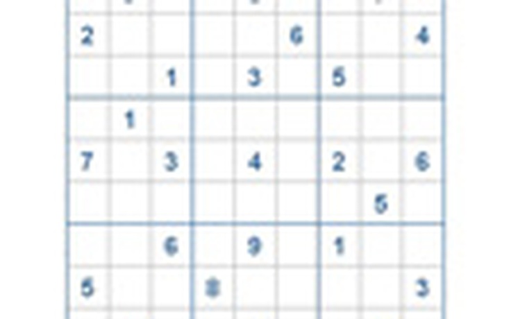 Mời các bạn thử sức với ô số Sudoku 2298 mức độ Khó