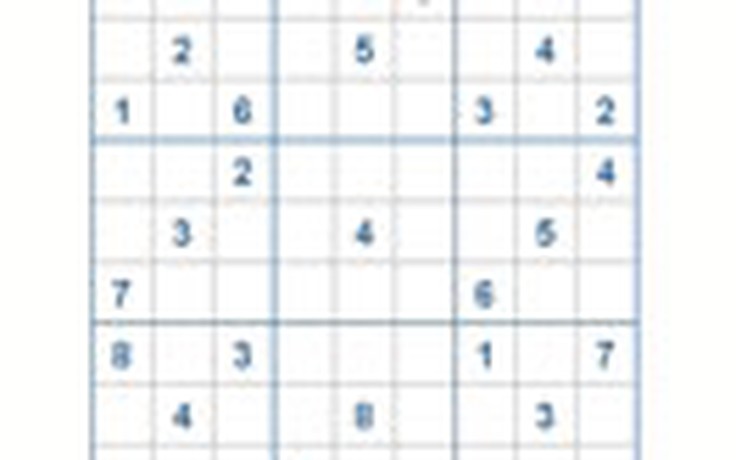 Mời các bạn thử sức với ô số Sudoku 2304 mức độ Khó
