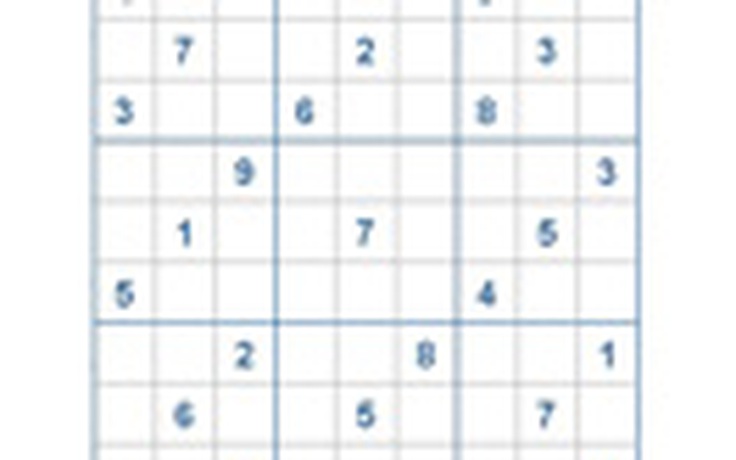 Mời các bạn thử sức với ô số Sudoku 2310 mức độ Khó