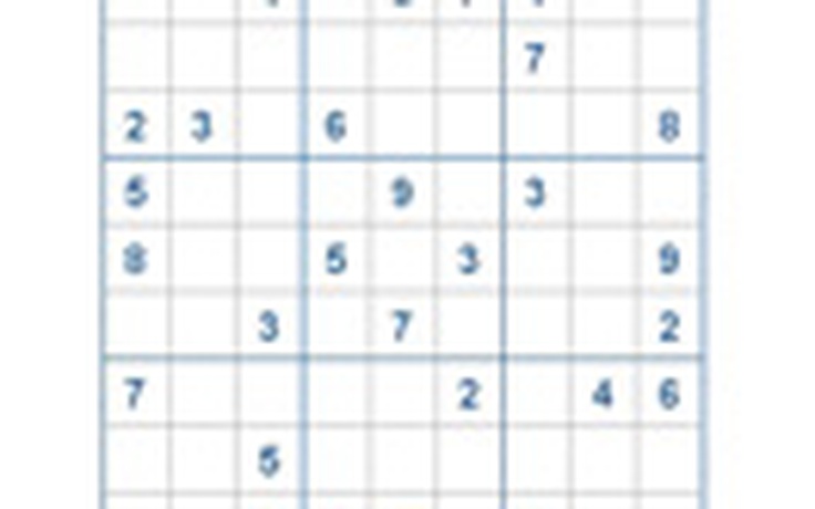 Mời các bạn thử sức với ô số Sudoku 2314 mức độ Rất Khó