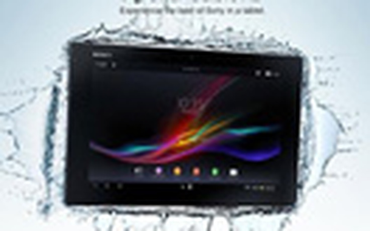 Xperia Tablet Z "chống thấm nước" giao hàng ngày 24.5