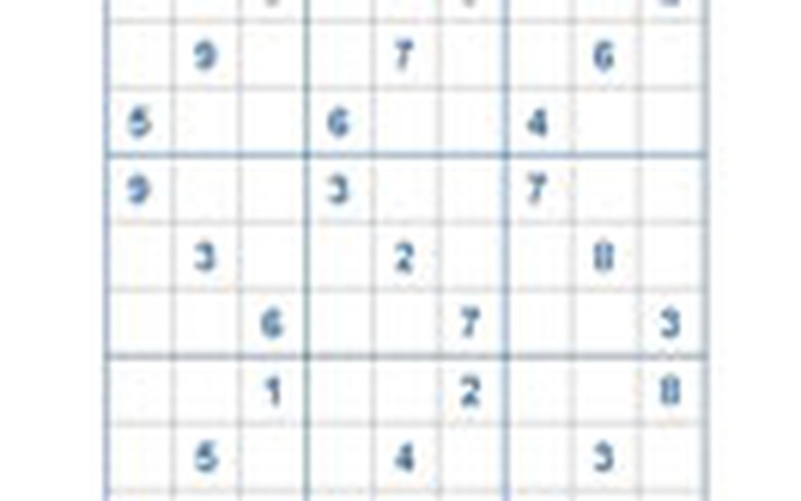 Mời các bạn thử sức với ô số Sudoku 2290 mức độ Khó