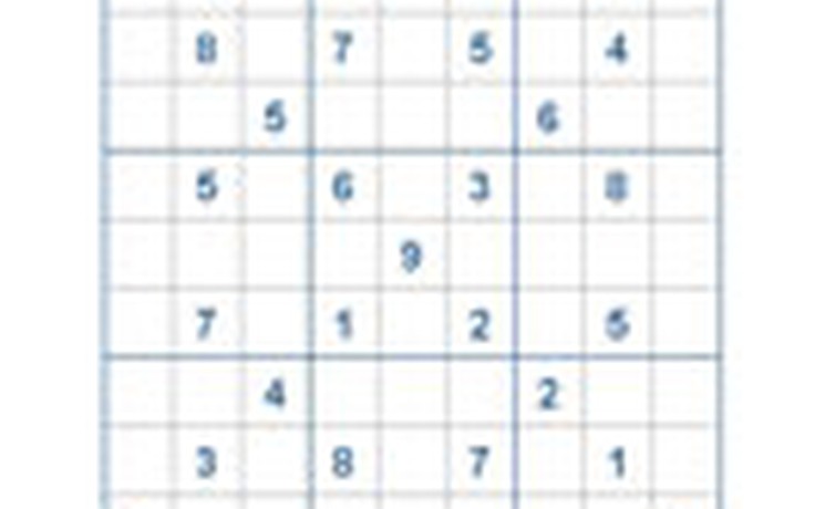 Mời các bạn thử sức với ô số Sudoku 2306 mức độ Khó