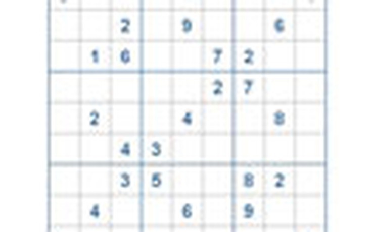 Mời các bạn thử sức với ô số Sudoku 2315 mức độ Khó