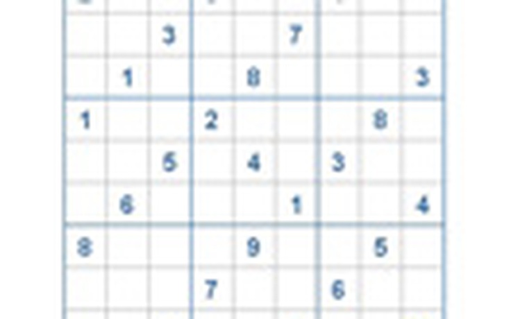 Mời các bạn thử sức với ô số Sudoku 2317 mức độ Khó