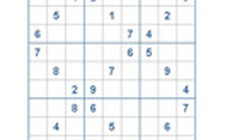 Mời các bạn thử sức với ô số Sudoku 2335 mức độ Rất Khó