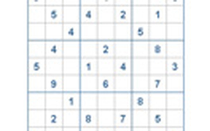 Mời các bạn thử sức với ô số Sudoku 2344 mức độ Khó