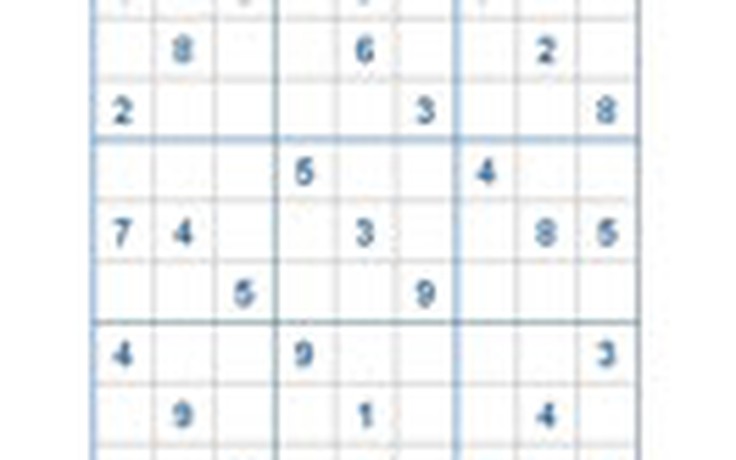 Mời các bạn thử sức với ô số Sudoku 2347 mức độ Khó