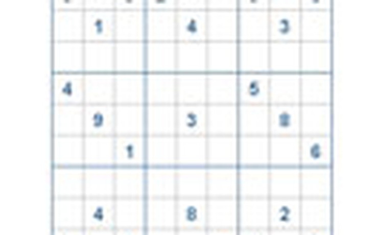 Mời các bạn thử sức với ô số Sudoku 2330 mức độ Khó