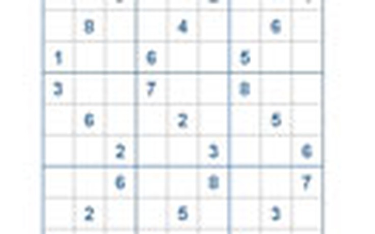 Mời các bạn thử sức với ô số Sudoku 2333 mức độ Khó