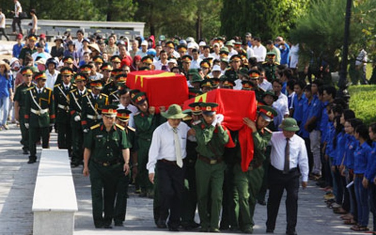 Truy điệu, an táng 53 liệt sĩ hy sinh tại Lào