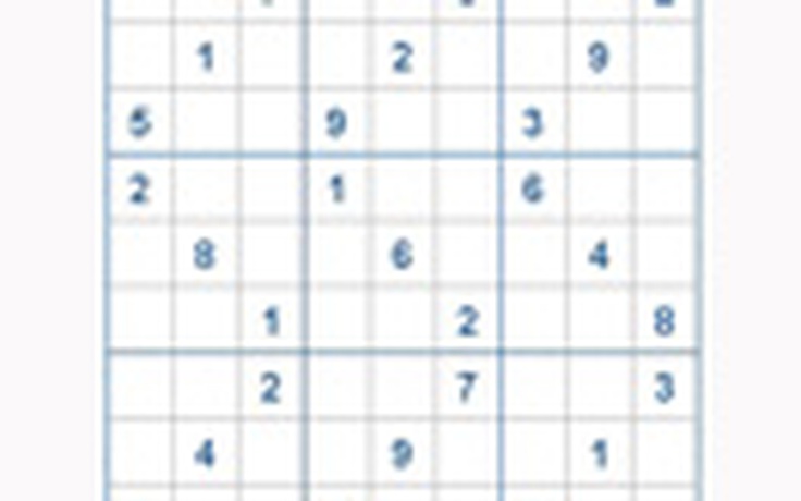 Mời các bạn thử sức với ô số Sudoku 2354 mức độ Khó
