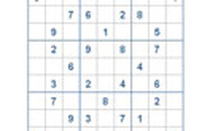 Mời các bạn thử sức với ô số Sudoku 2356 mức độ Rất Khó