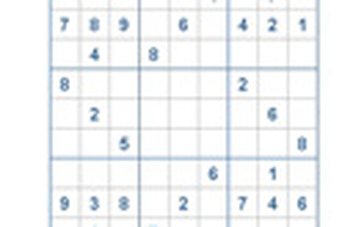 Mời các bạn thử sức với ô số Sudoku 2362 mức độ Khó