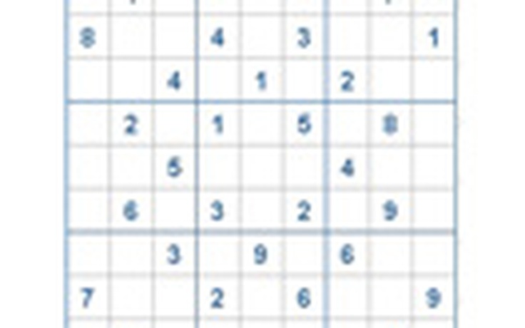 Mời các bạn thử sức với ô số Sudoku 2367 mức độ Khó