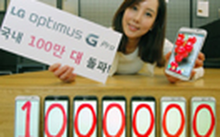 Optimus G Pro bán hơn 1 triệu máy tại Hàn Quốc