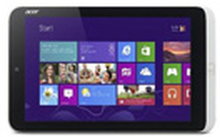 Đã có thể đặt mua tablet Acer 8,1 inch chạy Windows 8