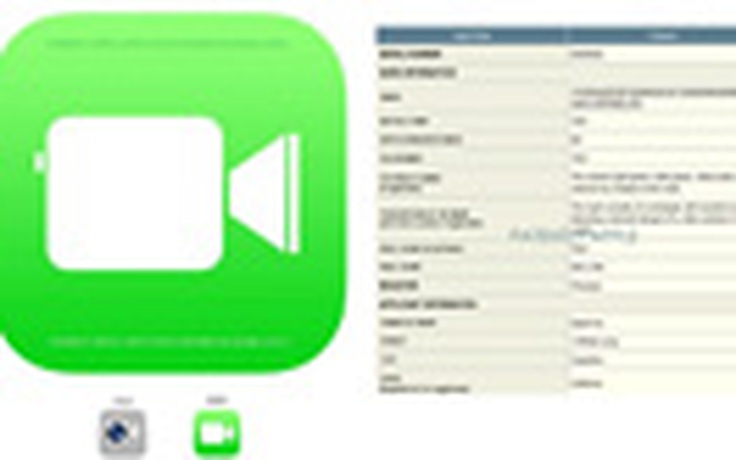 Apple đăng ký bản quyền logo FaceTime mới