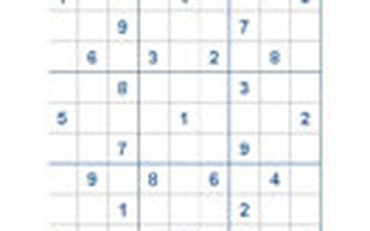 Mời các bạn thử sức với ô số Sudoku 2363 mức độ Rất khó