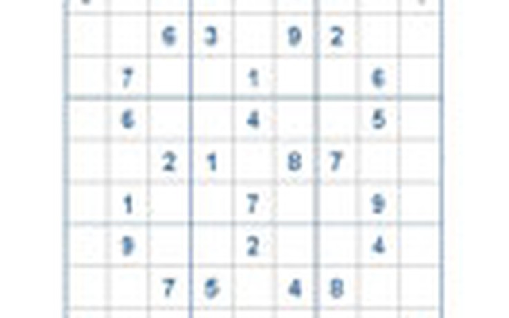 Mời các bạn thử sức với ô số Sudoku 2378 mức độ Khó
