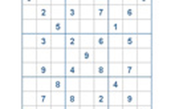 Mời các bạn thử sức với ô số Sudoku 2388 mức độ Khó
