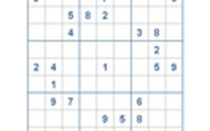 Mời các bạn thử sức với ô số Sudoku 2408 mức độ Khó