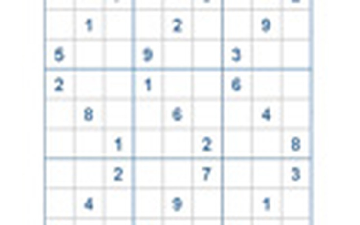 Mời các bạn thử sức với ô số Sudoku 2415 mức độ Khó