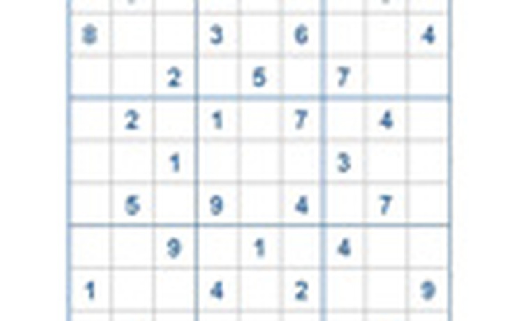 Mời các bạn thử sức với ô số Sudoku 2423 mức độ Khó