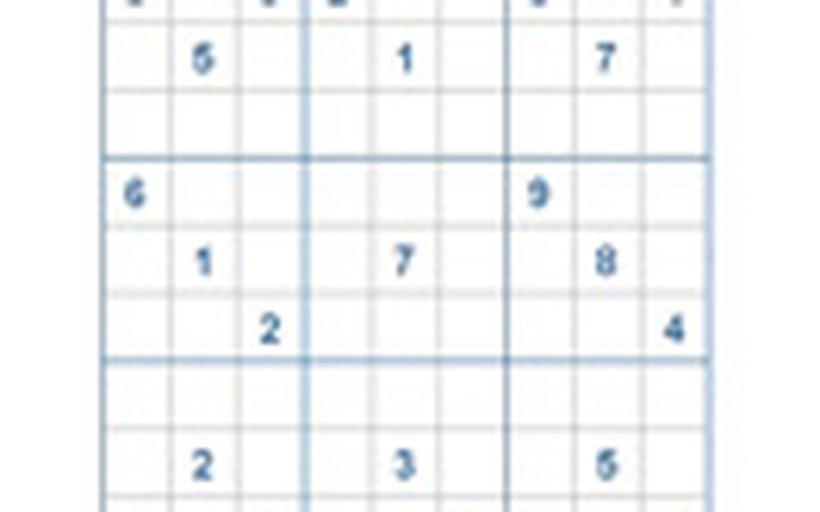 Mời các bạn thử sức với ô số Sudoku 2429 mức độ Khó