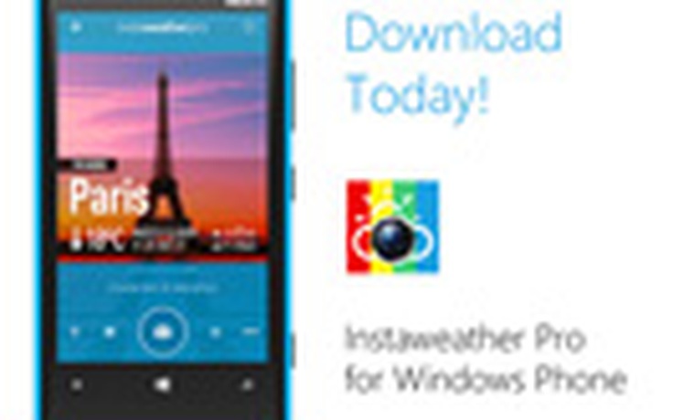 InstaWeather có mặt trên Windows Phone