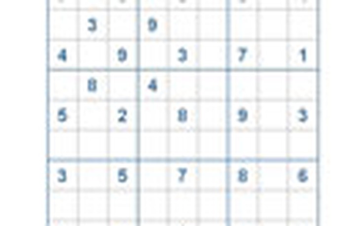 Mời các bạn thử sức với ô số Sudoku 2413 mức độ Khó