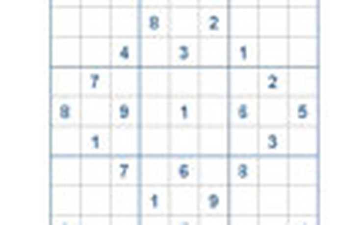 Mời các bạn thử sức với ô số Sudoku 2419 mức độ Rất khó