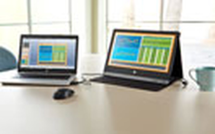 Màn hình cơ động HP U160: Mở rộng không gian cho máy tính xách tay