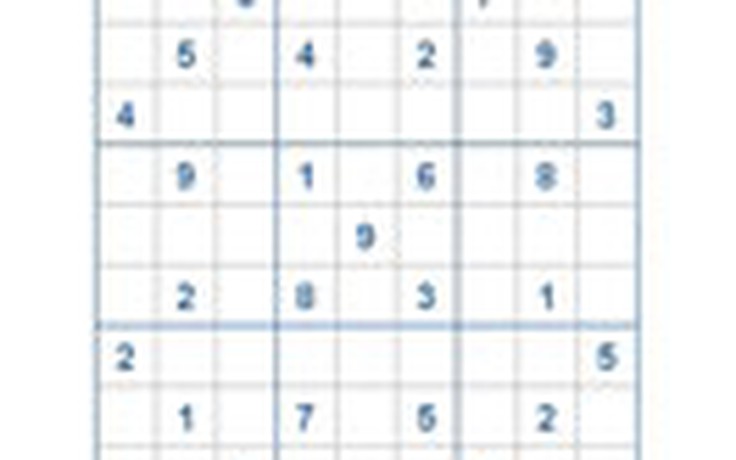 Mời các bạn thử sức với ô số Sudoku 2441 mức độ Khó
