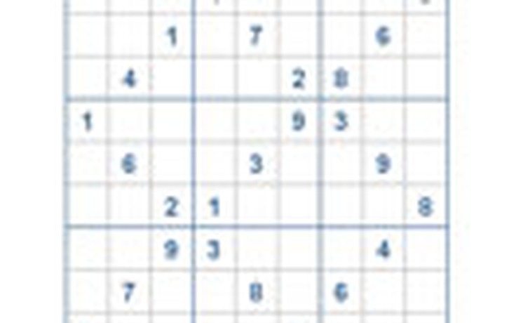 Mời các bạn thử sức với ô số Sudoku 2444 mức độ Khó