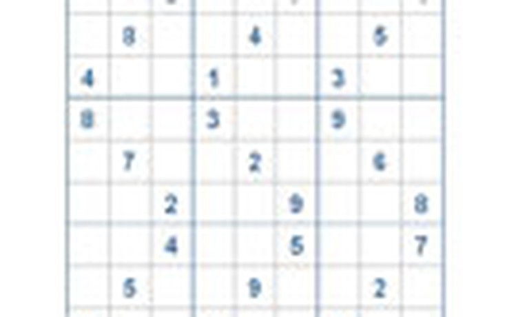 Mời các bạn thử sức với ô số Sudoku 2469 mức độ Khó