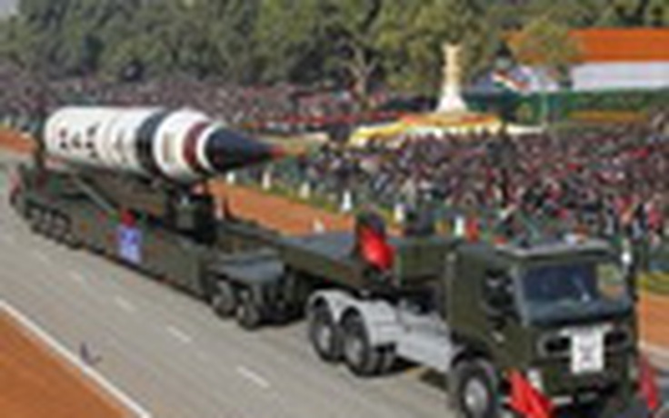 Ấn Độ thử tên lửa có tầm bắn 'bao hết Trung Quốc'