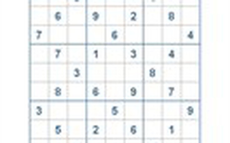 Mời các bạn thử sức với ô số Sudoku 2565 mức độ Khó