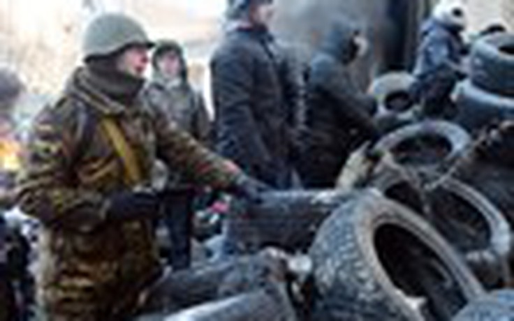 Người biểu tình Ukraine chiếm Bộ Nông nghiệp