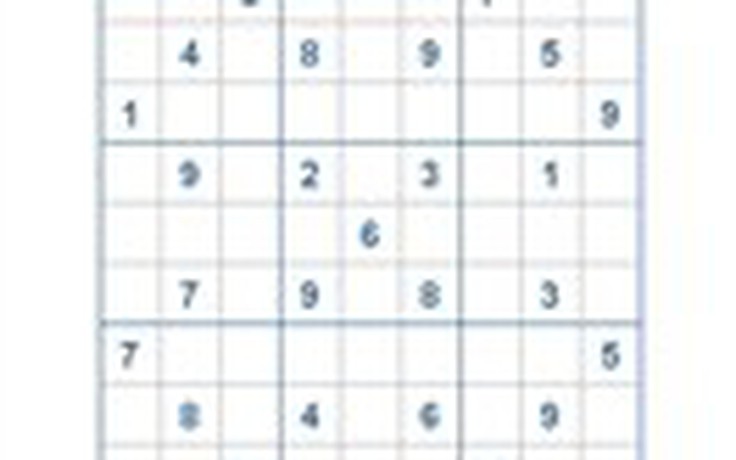Mời các bạn thử sức với ô số Sudoku 2613 mức độ Khó