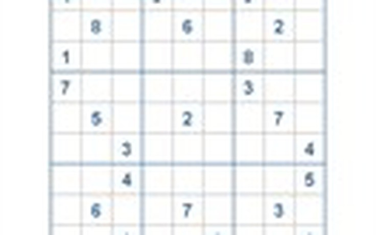 Mời các bạn thử sức với ô số Sudoku 2607 mức độ Khó