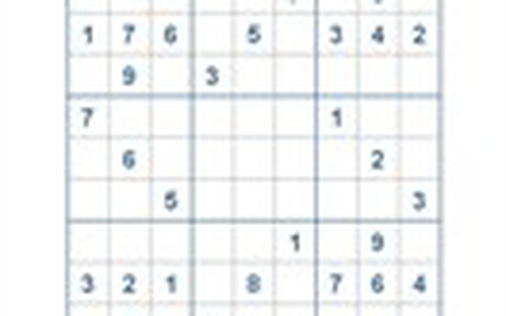 Mời các bạn thử sức với ô số Sudoku 2634 mức độ Khó