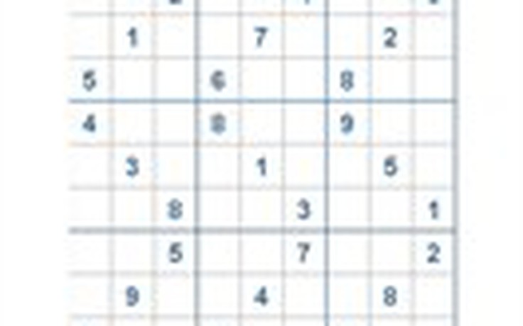 Mời các bạn thử sức với ô số Sudoku 2624 mức độ Khó