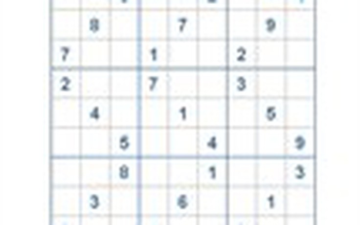 Mời các bạn thử sức với ô số Sudoku 2652 mức độ Khó