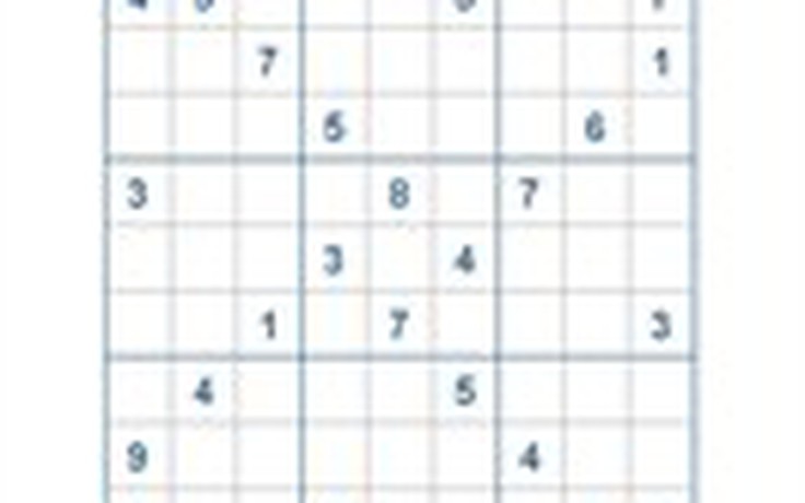 Mời các bạn thử sức với ô số Sudoku 2669 mức độ Khó