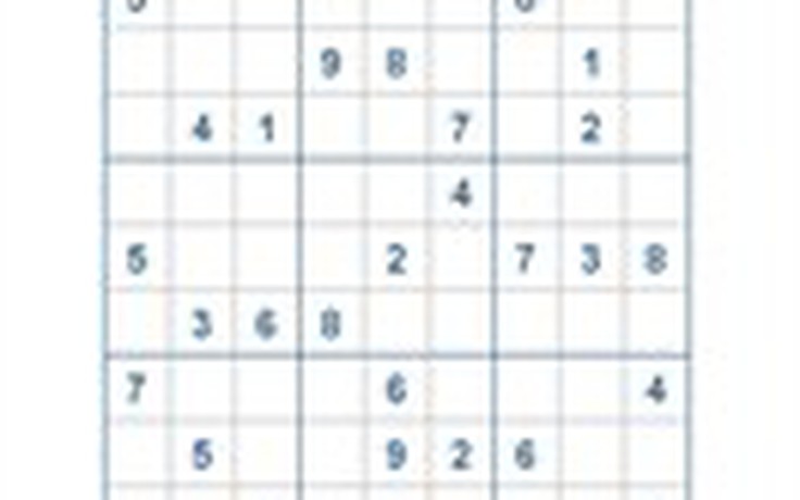 Mời các bạn thử sức với ô số Sudoku 2658 mức độ Khó