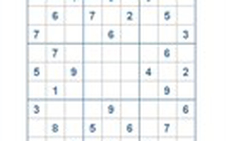 Mời các bạn thử sức với ô số Sudoku 2661 mức độ Khó