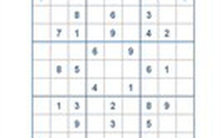 Mời các bạn thử sức với ô số Sudoku 2663 mức độ Khó