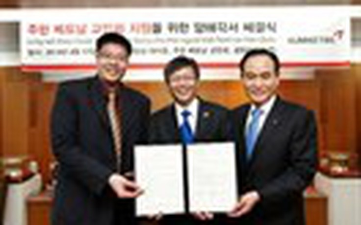 Kumho Tires tài trợ cho hoạt động của Hội người Việt Nam tại Hàn Quốc